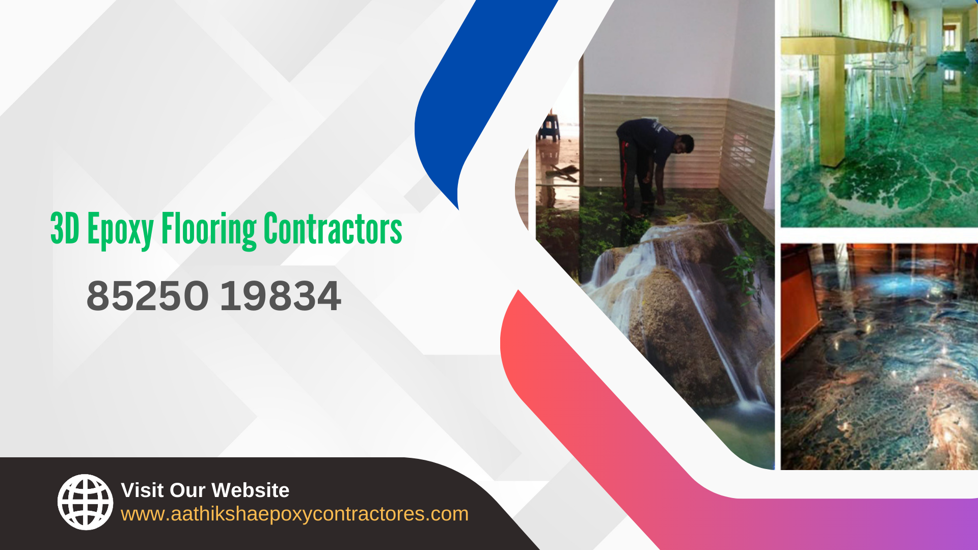 3D Epoxy Flooring Contractors in virugambakkam
